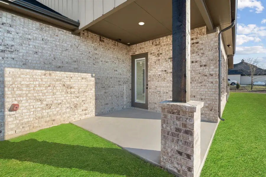 Master bedroom patio