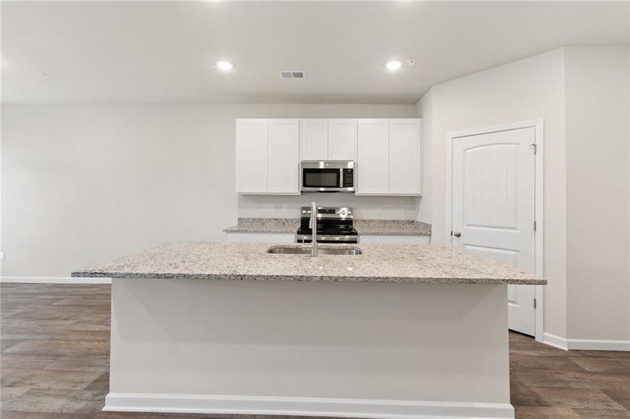Furnished interior view inside a new home in Carolina, Palmetto (Image 3). Furnished interior view inside a new home in Carolina, Palmetto (Image 3).