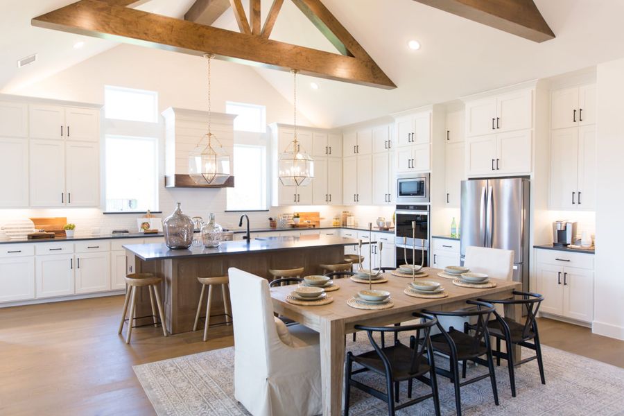 Representative furnished interior of a home built from the 5531 by Tradition Homes in Windsong Ranch, Prosper (Image 18).