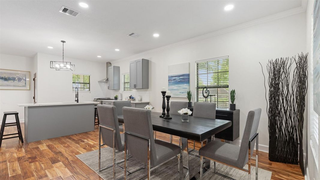 Furnished interior view inside a new home in , Beach City (Image 4).