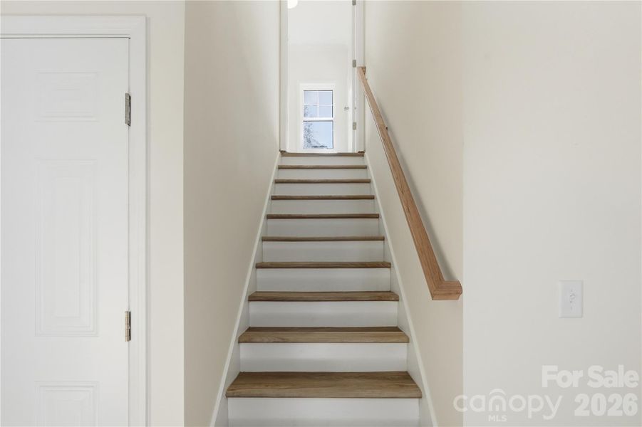 Stairs to upper level