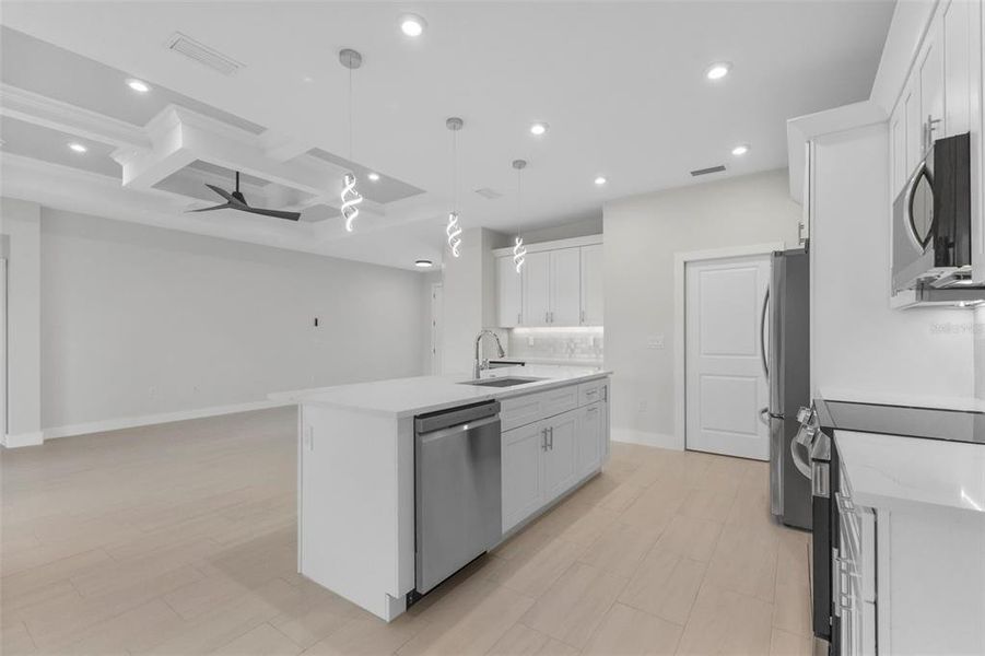 Furnished interior view inside a new home in , North Port (Image 13).