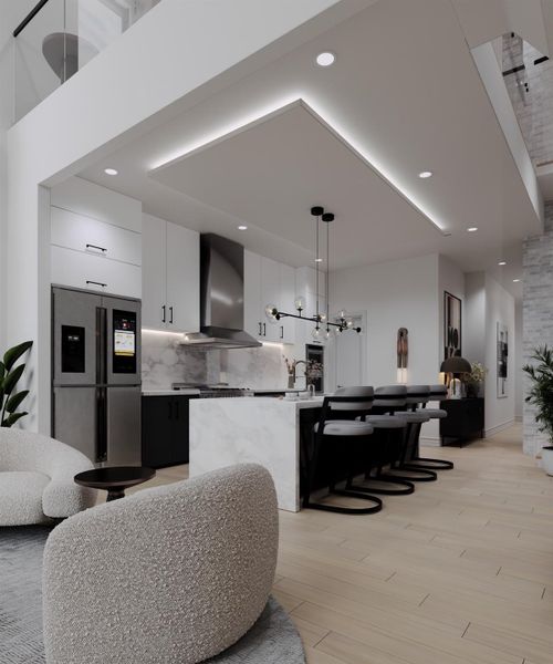 Furnished interior view inside a new home in , Houston (Image 5).