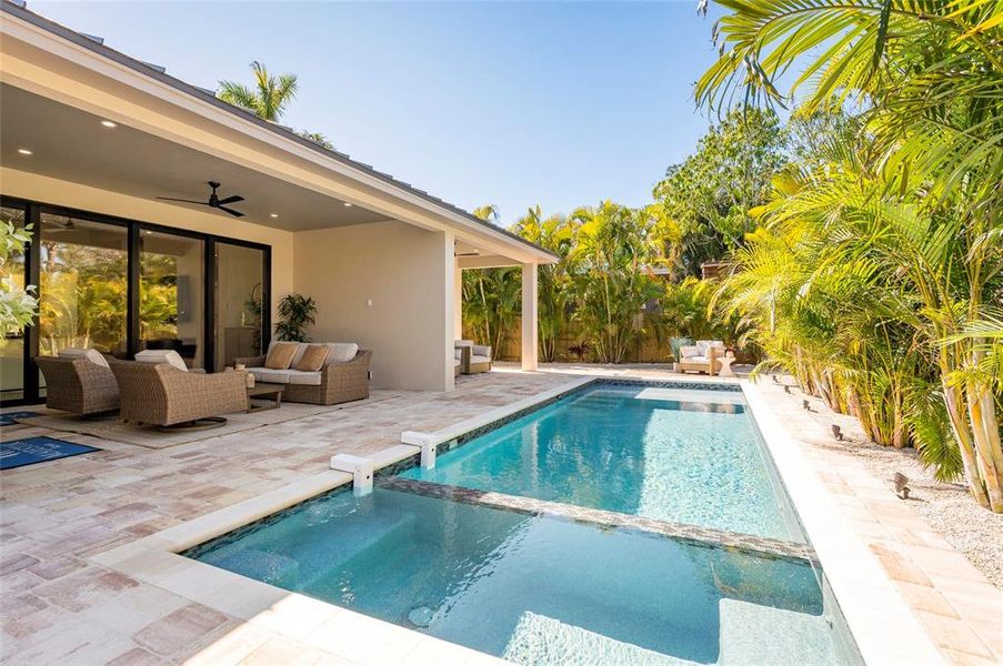 Exterior details and patio area of a home in , Sarasota (Image 26).