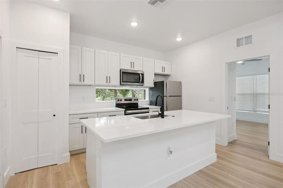 Furnished interior view inside a new home in , Oakland (Image 14). Furnished interior view inside a new home in , Oakland (Image 14).