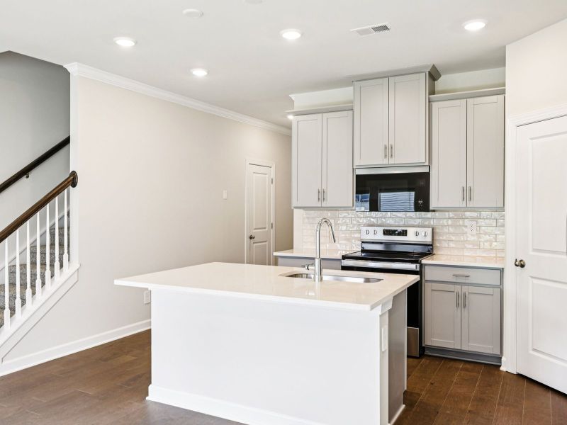 Furnished interior view inside a new home in Galloway Ridge, Charlotte (Image 6).