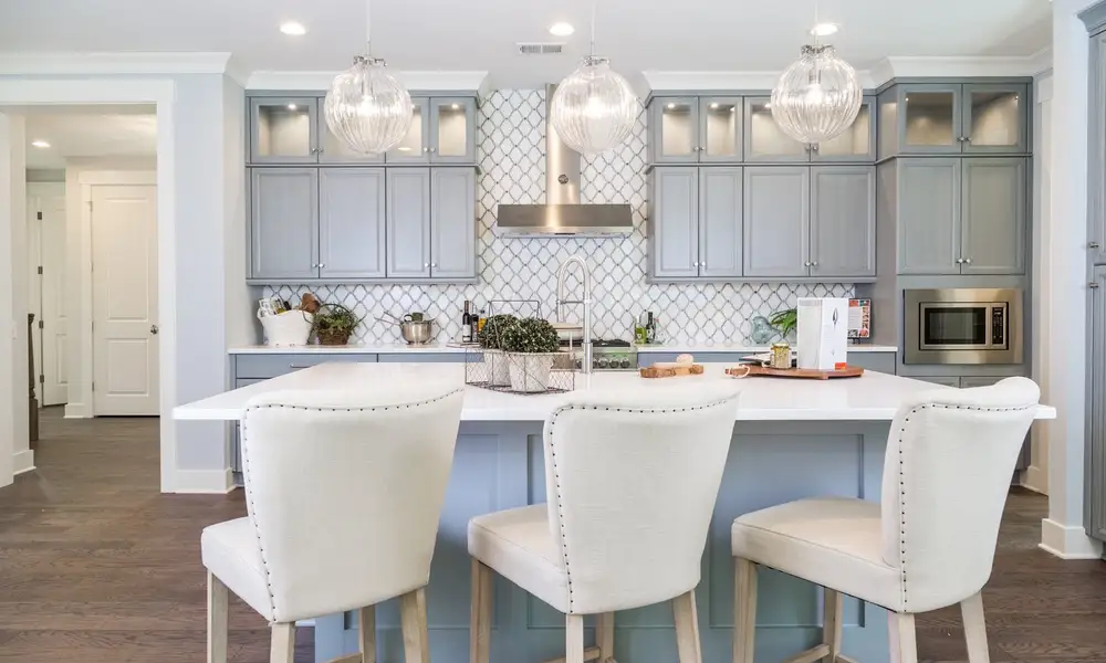 Representative furnished interior of a home built from the Marin by Classica Homes in McLean - Hunts Point, Belmont (Image 5).