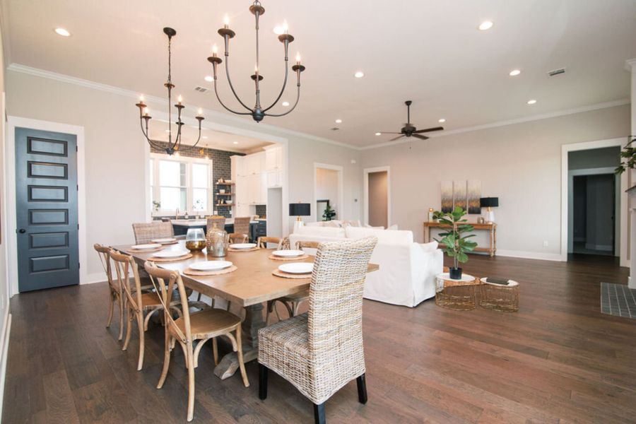 Representative furnished interior of a home built from the The Elizabeth by Reece Homes in Pebble Creek, College Station (Image 17). Representative furnished interior of a home built from the The Elizabeth by Reece Homes in Pebble Creek, College Station (Image 17).