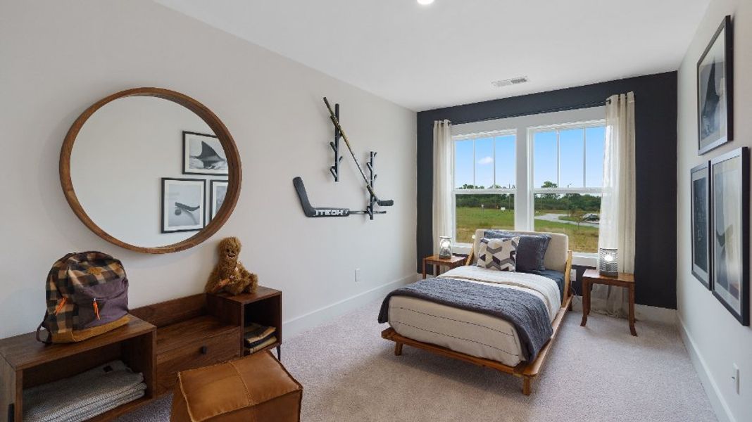 Furnished interior view inside a new home in Kensley Grove, Fuquay Varina (Image 11).