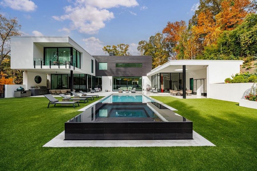 Exterior details and patio area of a home in , Atlanta (Image 53). Exterior details and patio area of a home in , Atlanta (Image 53).