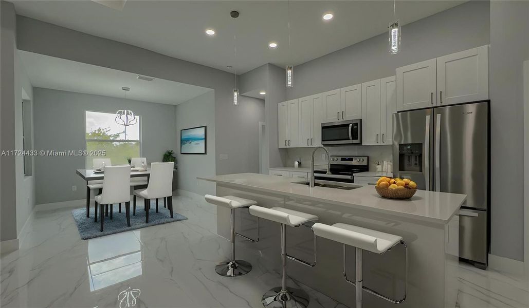 Furnished interior view inside a new home in , Lehigh Acres (Image 18).