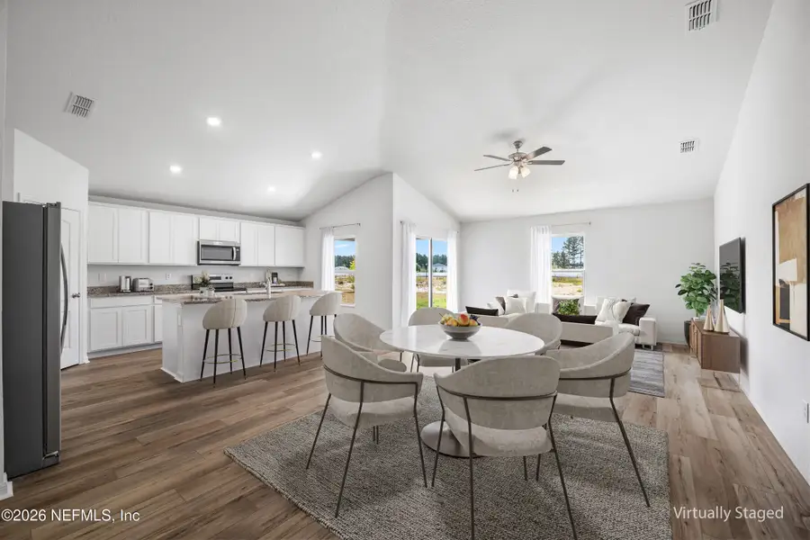 Furnished interior view inside a new home in Westport Landing, Jacksonville (Image 5).