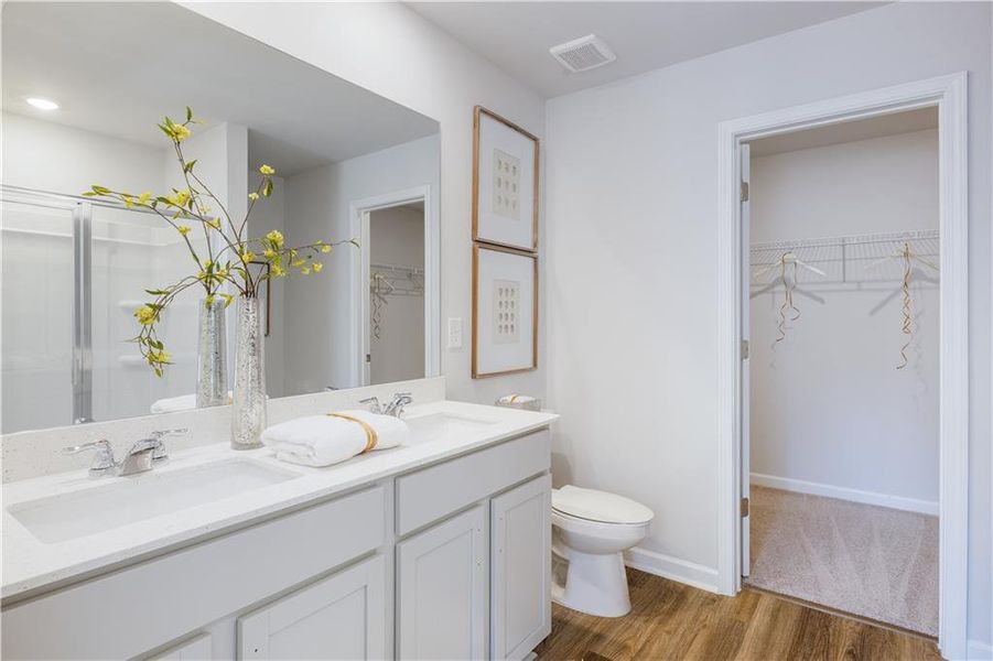 Furnished interior view inside a new home in , Conyers (Image 35).