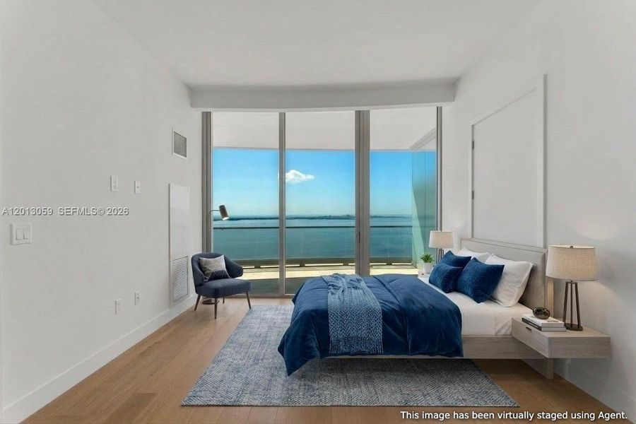 Furnished interior view inside a new home in , Miami (Image 5).
