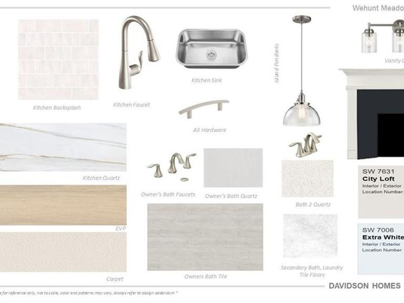 Sample of building materials used in homes in Wehunt Meadows, Hoschton (Image 28).