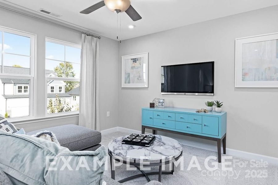 Furnished interior view inside a new home in Enclave at Belmont, Belmont (Image 17).