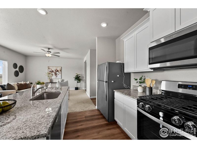 Furnished interior view inside a new home in Hidden Creek, Frederick (Image 8).