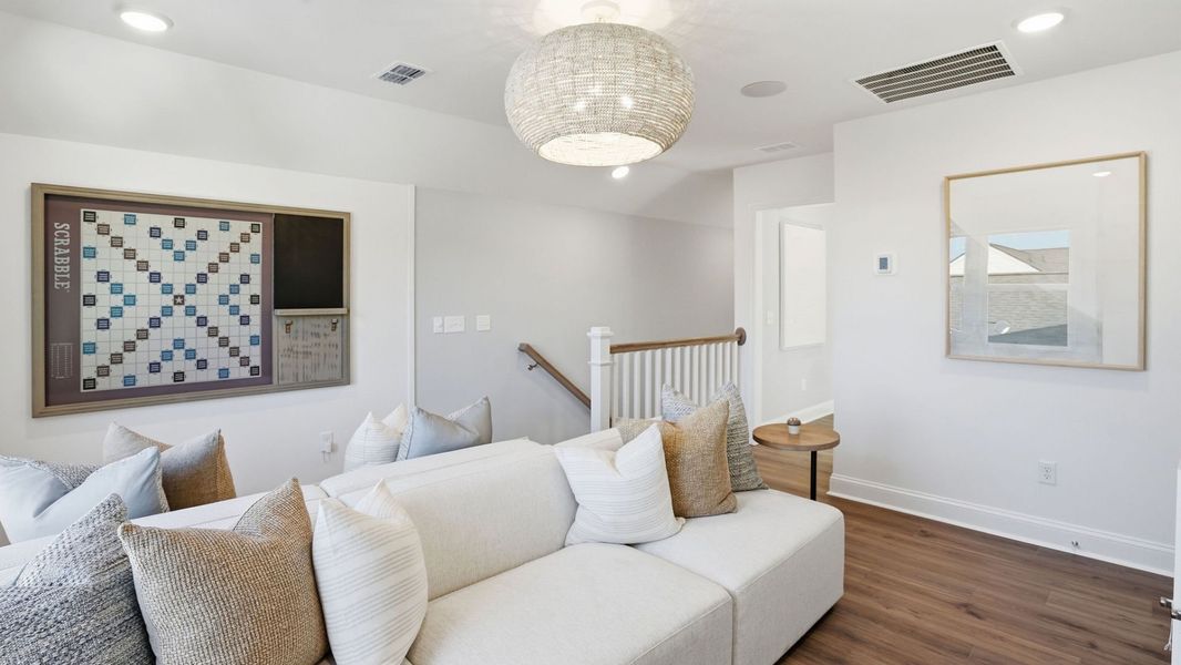 Representative furnished interior of a home built from the Compass by Del Webb in Del Webb Point Hope, Charleston (Image 9).