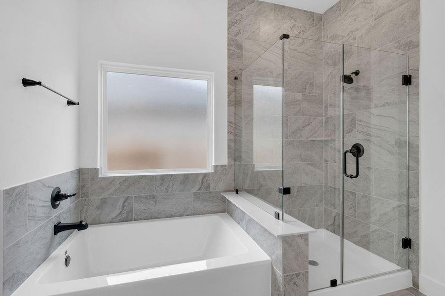 Representative photo of the primary bathroom Representative photo of the primary bathroom