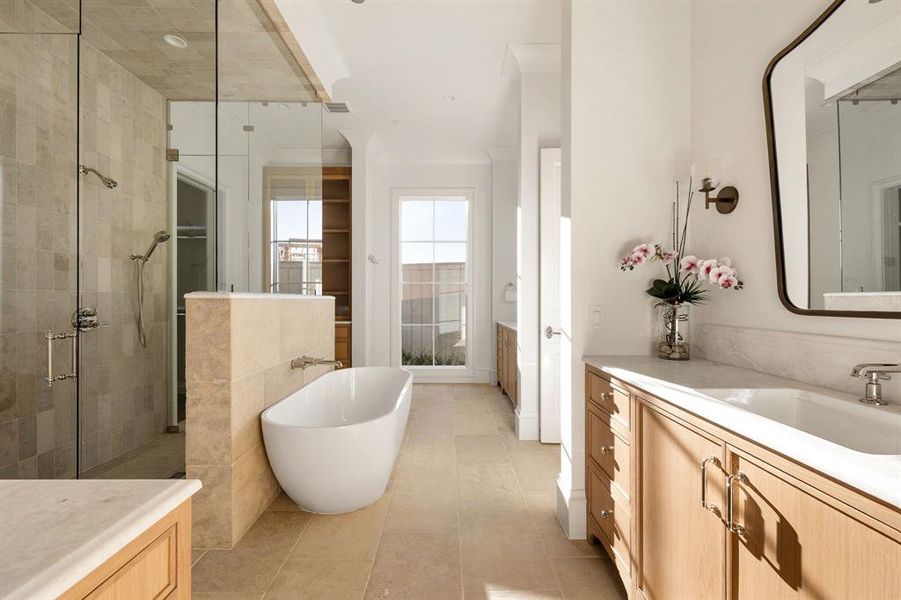 Furnished interior view inside a new home in , Frisco (Image 35).