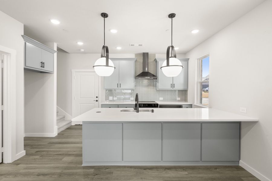 Furnished interior view inside a new home in Wildridge, Oak Point (Image 6).