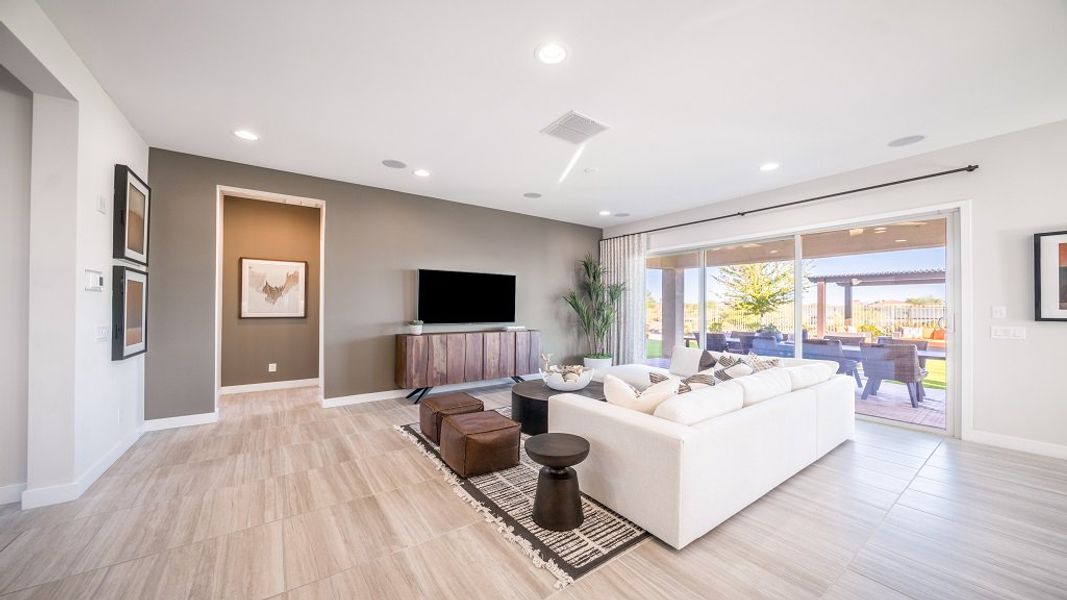 Furnished interior view inside a new home in Estrella, Goodyear (Image 9).