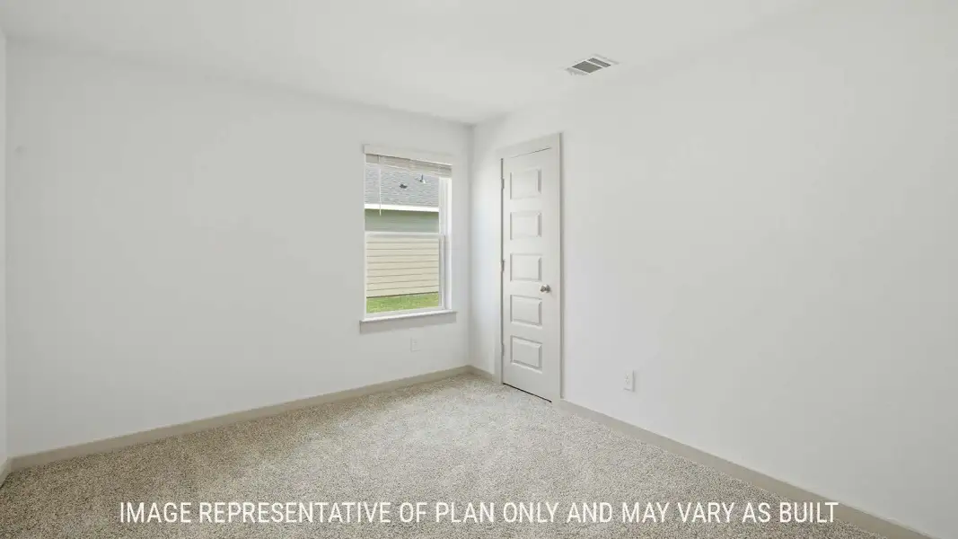 Representative unfurnished interior of a home built from the Texas Cali by D.R. Horton in Woodland Park, Beaumont (Image 27).