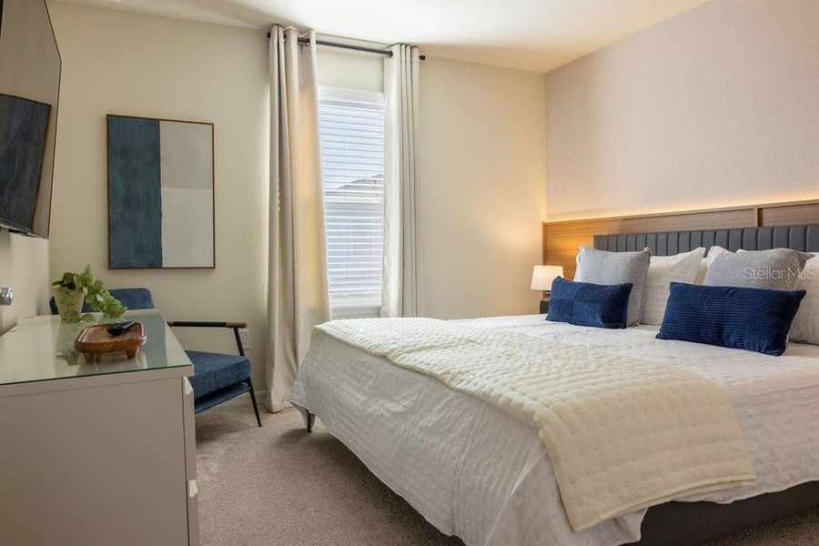 Furnished interior view inside a new home in , Clermont (Image 24).