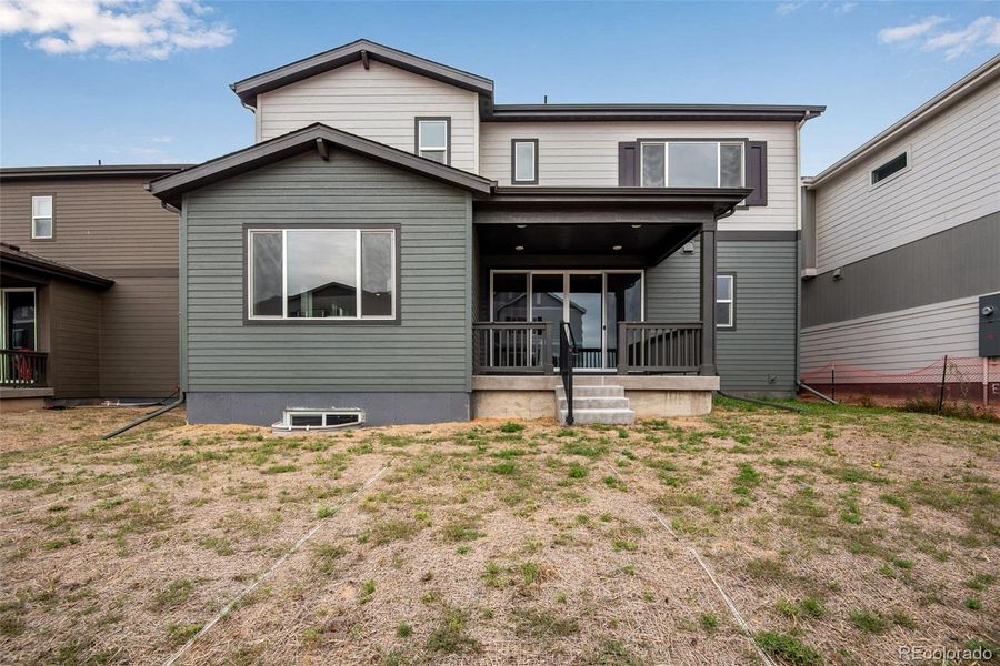 Exterior details and patio area of a home in Reunion Ridge, Commerce City (Image 4).