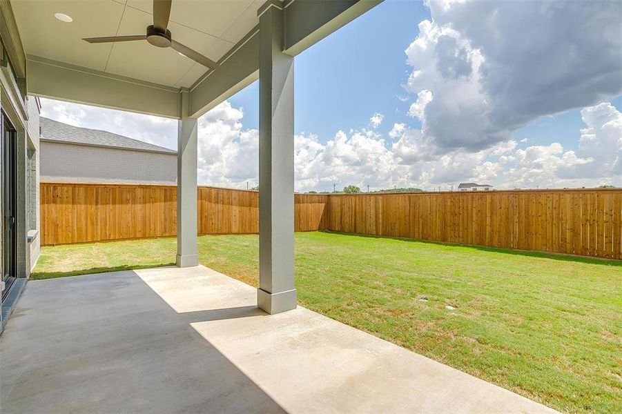 Covered Back Porch