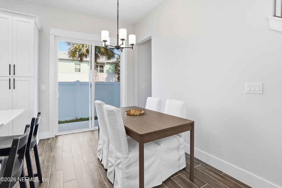 Furnished interior view inside a new home in , Jacksonville Beach (Image 15). Furnished interior view inside a new home in , Jacksonville Beach (Image 15).