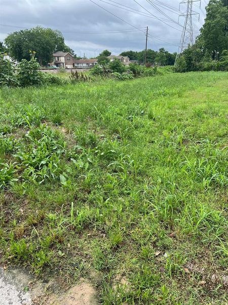 Vacant Lot before construction