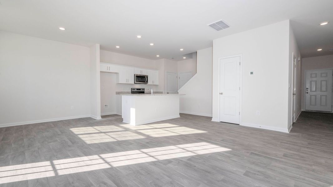 Spacious, unfurnished interior of a new home in North Village Townes, Greensboro (Image 15).