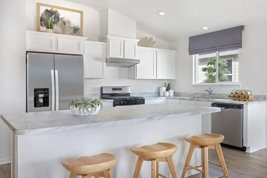 Furnished interior view inside a new home in Beach Park Village, Flagler Beach (Image 4).
