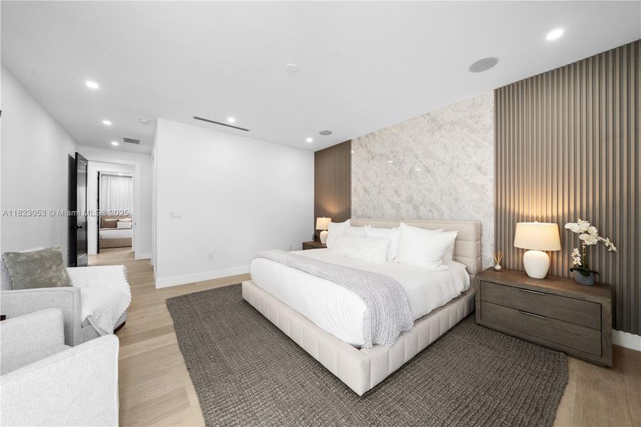 Furnished interior view inside a new home in , Miami (Image 25).