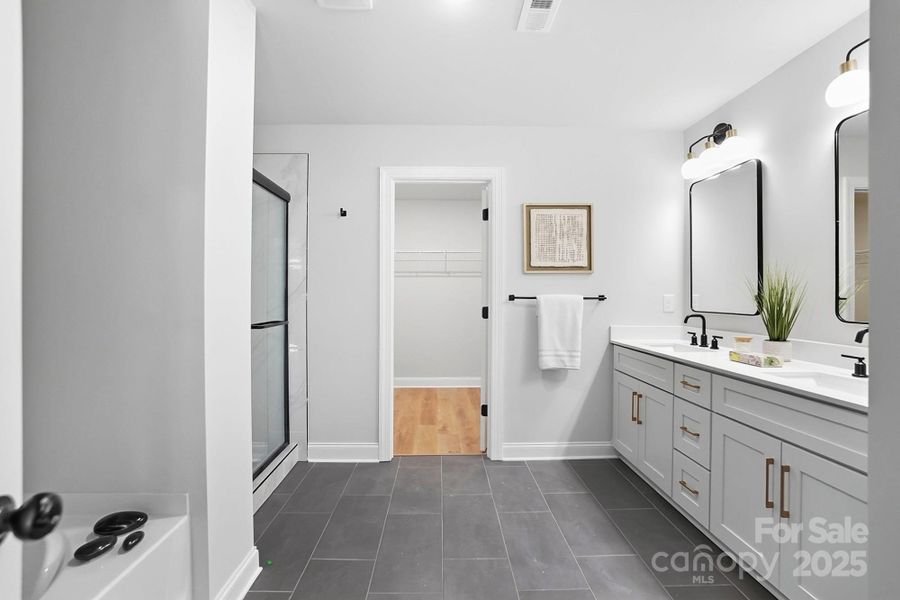 Furnished interior view inside a new home in , Charlotte (Image 31).