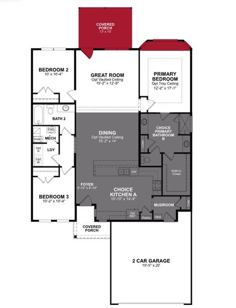 2D floor plan layout of this home in Sunset Landing, Little River, SC (Image 2). 2D floor plan layout of this home in Sunset Landing, Little River, SC (Image 2).