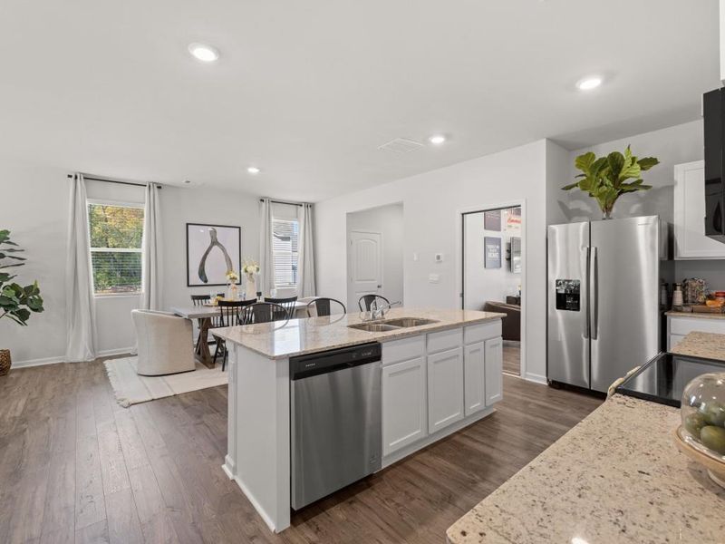 Furnished interior view inside a new home in Lost Creek, Dallas (Image 14).