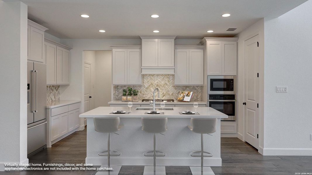 Furnished interior view inside a new home in Arcadia Ridge, San Antonio (Image 12).