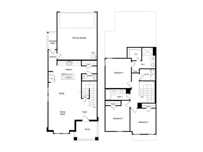 D.R. Horton's Cashew floorplan - All Home and community information, including pricing, included features, terms, availability and amenities, are subject to change at any time without notice or obligation. All Drawings, pictures, photographs, video, square footages, floor plans, elevations, features, colors and sizes are approximate for illustration purposes only and will vary from the homes as built.