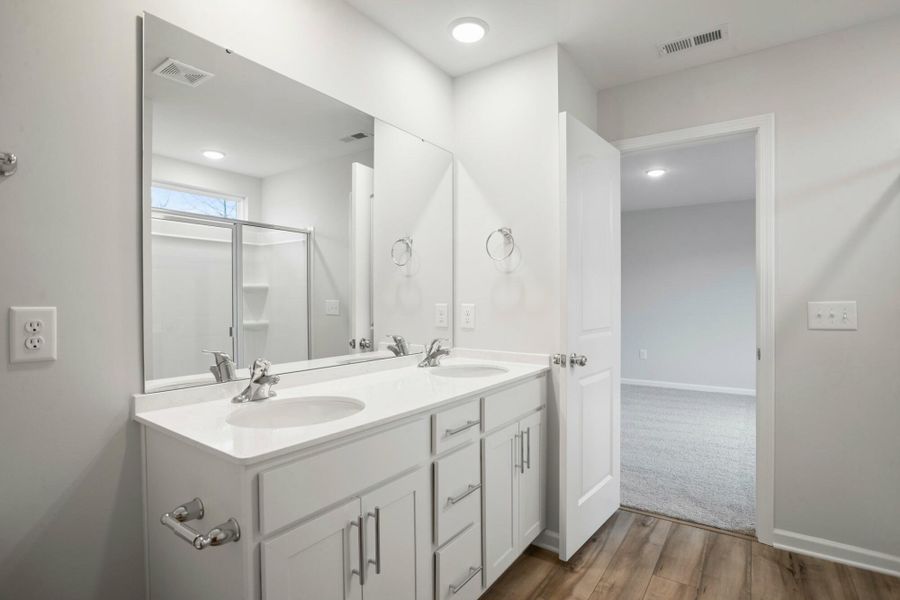 Furnished interior view inside a new home in Chandler Ridge, McLeansville (Image 12). Furnished interior view inside a new home in Chandler Ridge, McLeansville (Image 12).