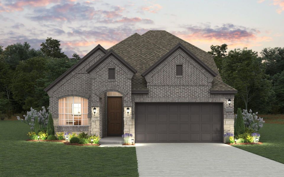 Representative exterior photo of a completed home built from the Sacramento by Chesmar Homes in Summer Crest, Fort Worth, TX (Image 13). Representative exterior photo of a completed home built from the Sacramento by Chesmar Homes in Summer Crest, Fort Worth, TX (Image 13).