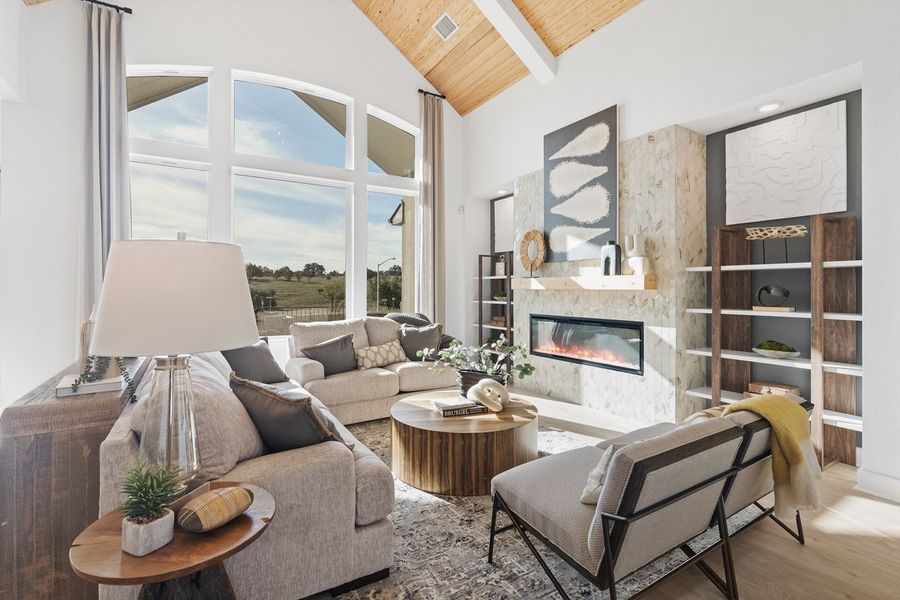 Furnished interior view inside a new home in Broken Oak, Georgetown (Image 48).