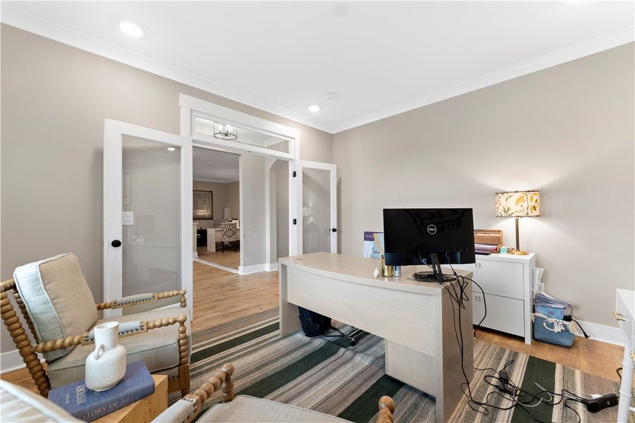 Flex Room. Staged for photography—furniture and décor not included