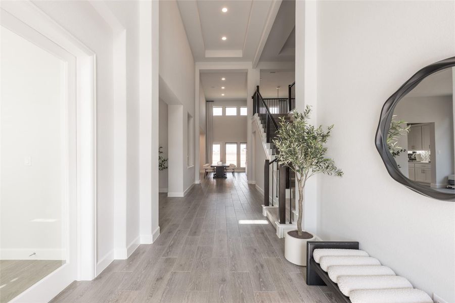 Furnished interior view inside a new home in Elyson, Katy (Image 27).