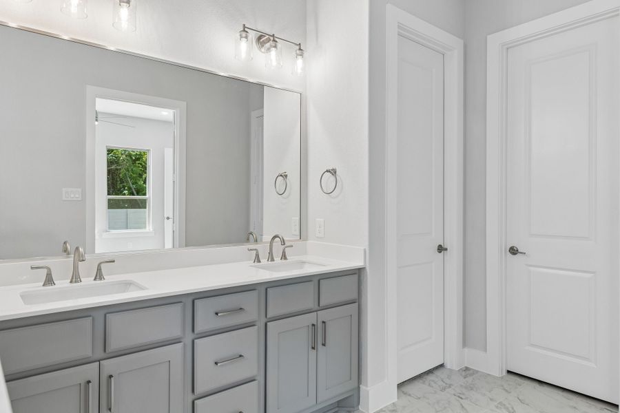 Furnished interior view inside a new home in Painted Tree Lakeside, McKinney (Image 12).
