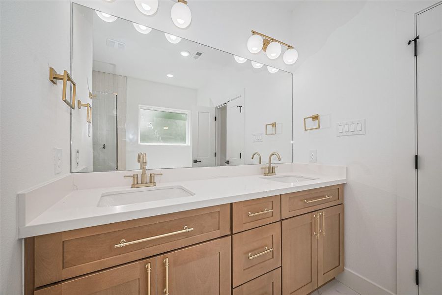 Furnished interior view inside a new home in , Houston (Image 15).