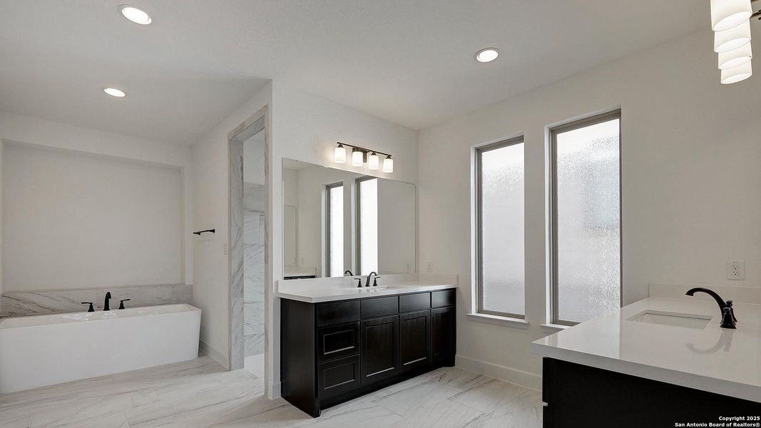 Furnished interior view inside a new home in Ranches At Creekside 55', Boerne (Image 7).