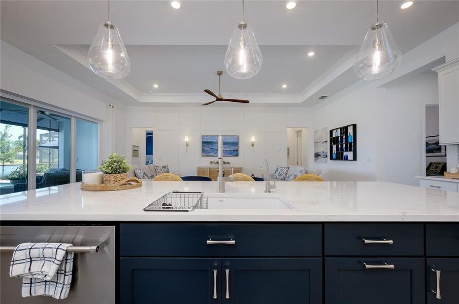 Furnished interior view inside a new home in , Englewood (Image 53).