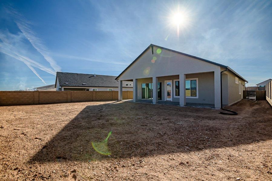 Exterior details and patio area of a home in Horizon at The Dells, Prescott (Image 4).